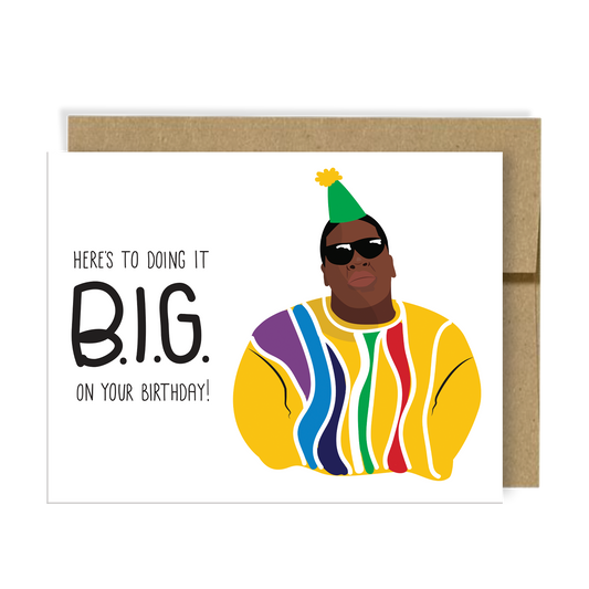 B.I.G. Card - Jade Record Shoppe