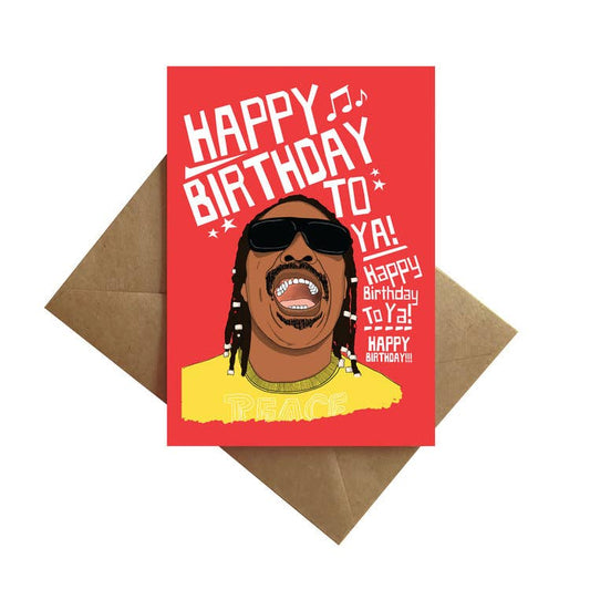 Stevie Birthday Card - Jade Record Shoppe