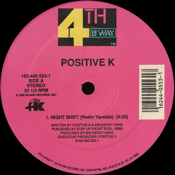 Night Shift 12" - Jade Record Shoppe