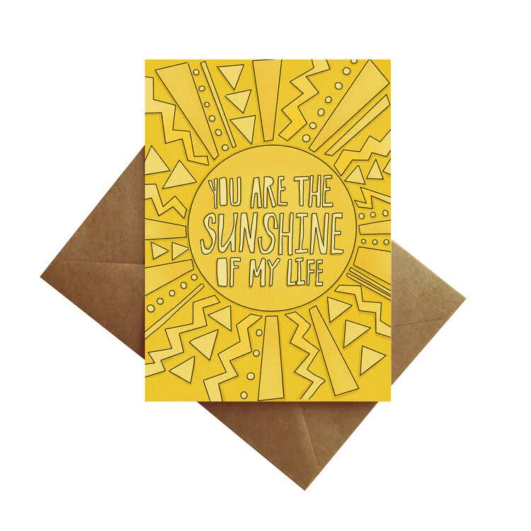 Sunshine of my Life Card - Jade Record Shoppe