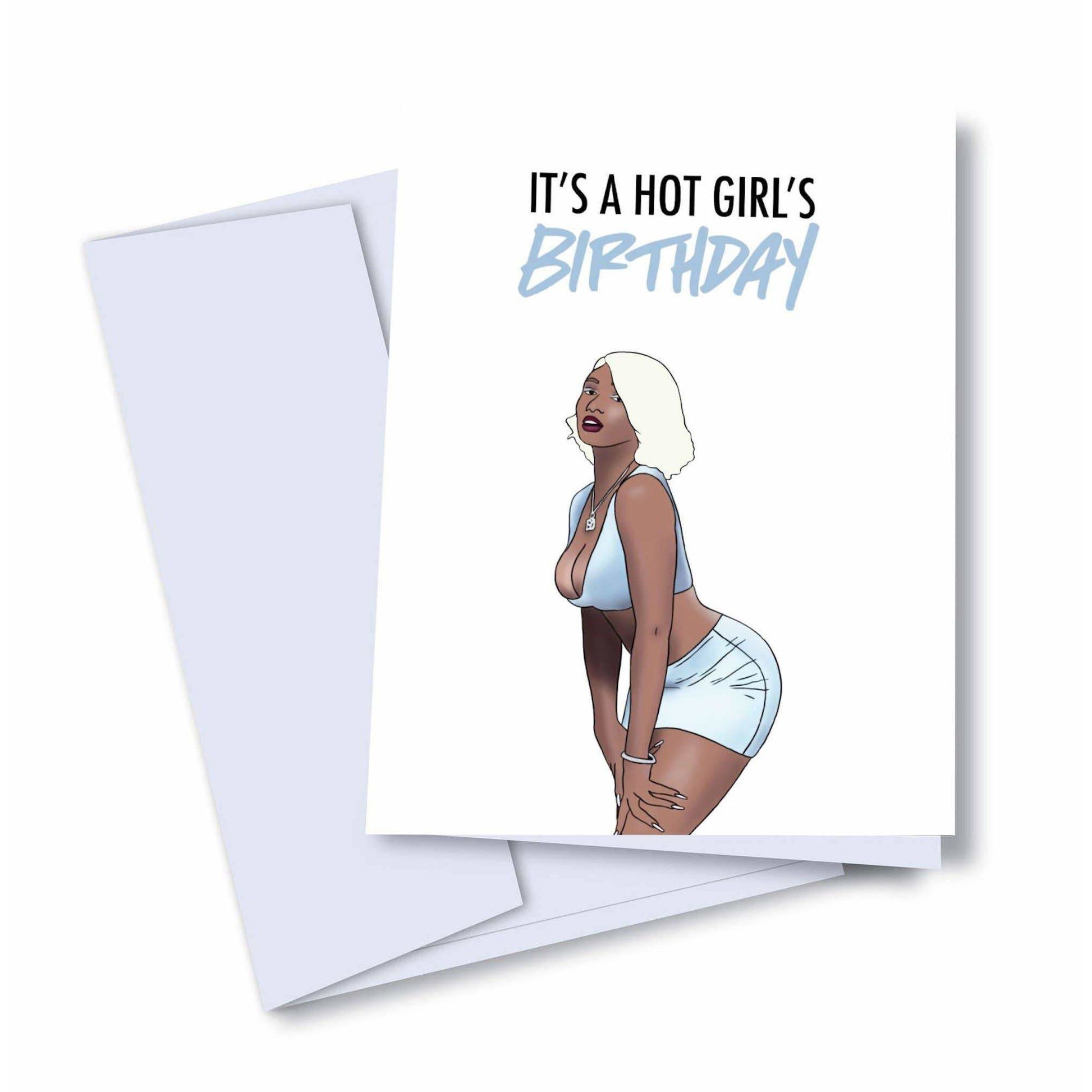 Hot Girl Meg Card - Jade Record Shoppe