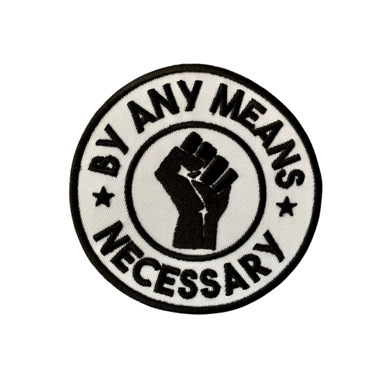 By Any Means Iron-On Patch - Jade Record Shoppe